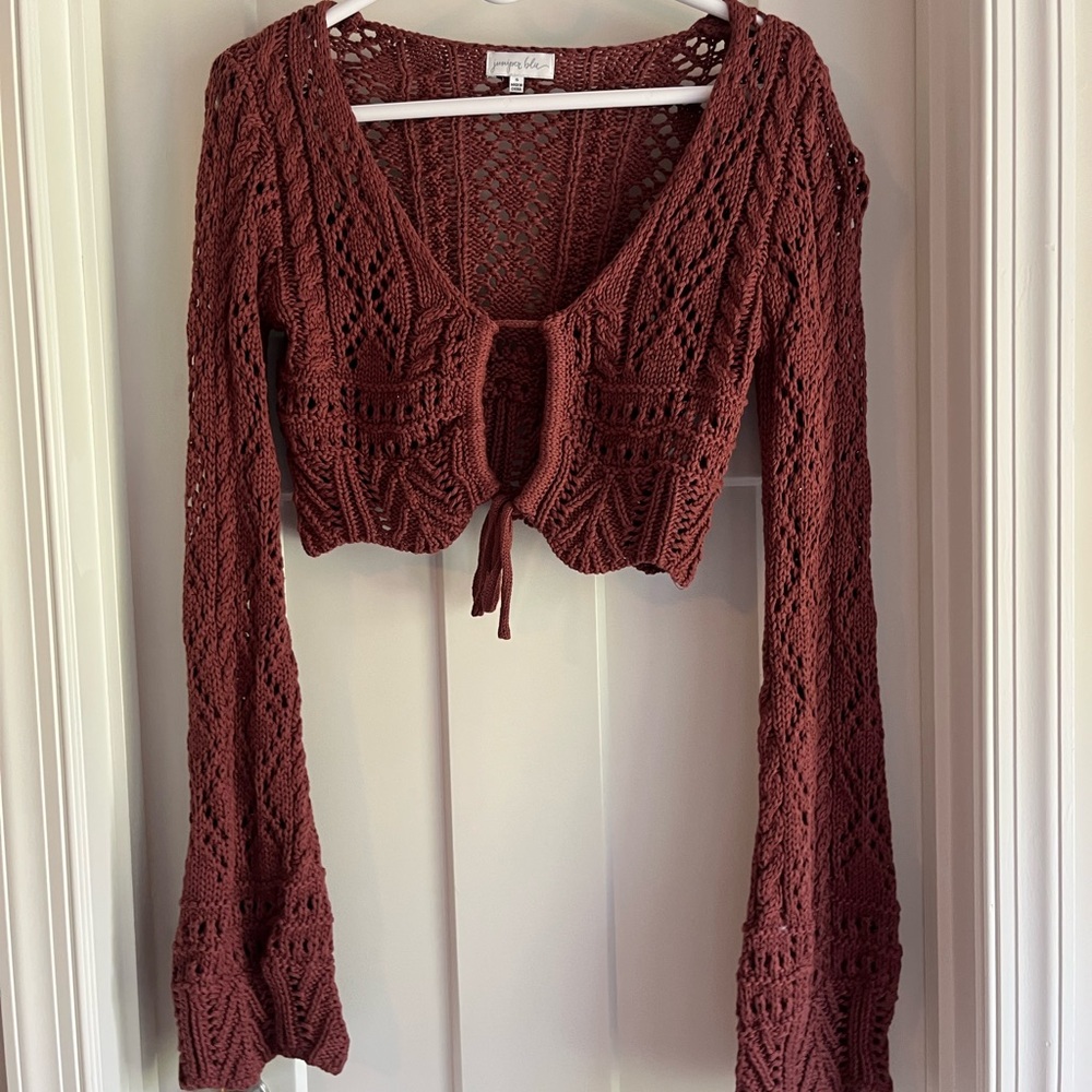 South Moon Under Crochet Top